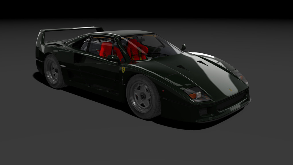 Ferrari F40 '92, skin 03_nero_pastello