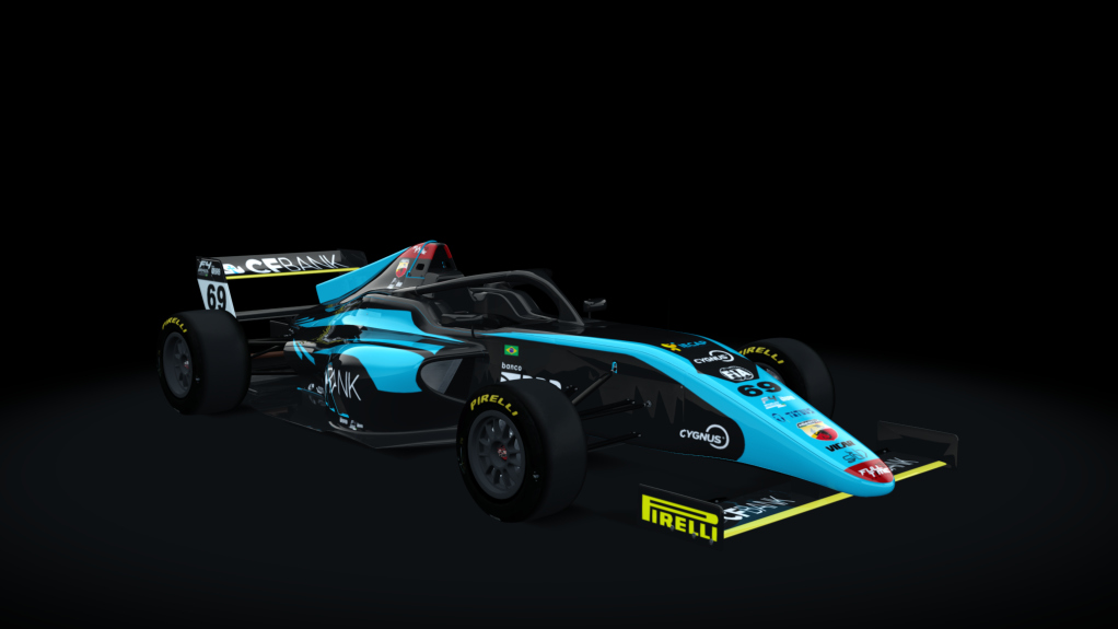 Formula 4 Brasil, skin 69PedroClerot