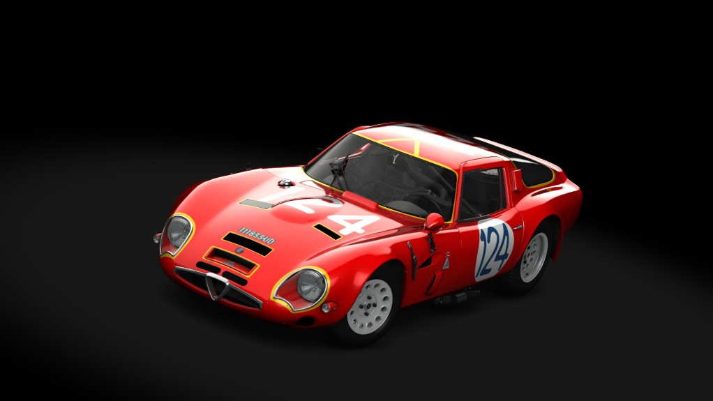 Alfa Romeo Giulia TZ2, skin 124_targa_florio_1966