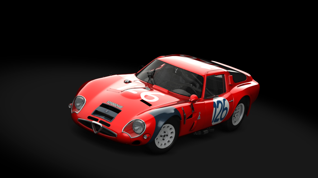 Alfa Romeo Giulia TZ2, skin 126_targa_florio_1966