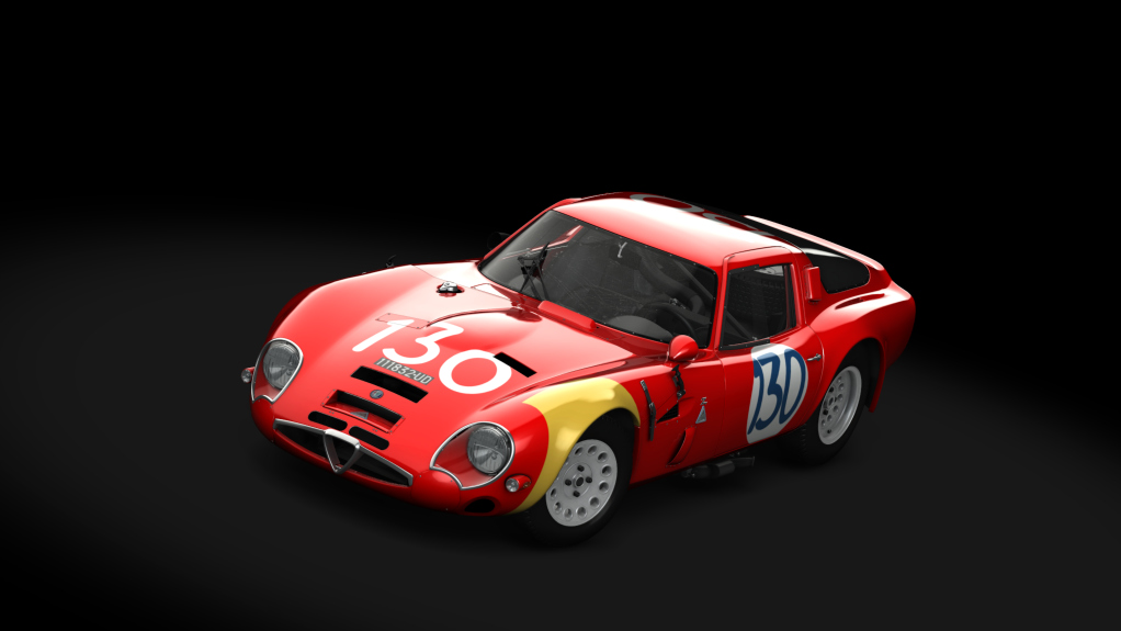 Alfa Romeo Giulia TZ2, skin 130_targa_florio_1966