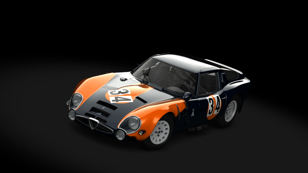 Alfa Romeo Giulia TZ2 Endurance, skin 34_misano_1973