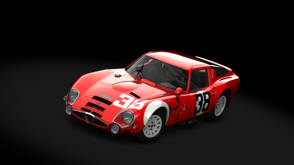 Alfa Romeo Giulia TZ2 Endurance, skin 38_coppa_enna_1966