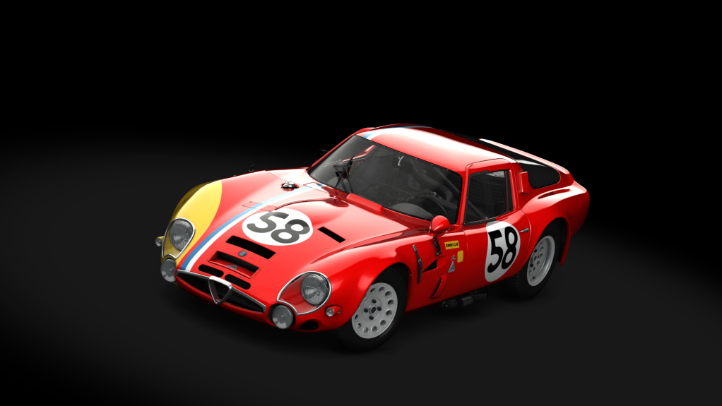 Alfa Romeo Giulia TZ2 Endurance, skin 58_reims_12h_1967