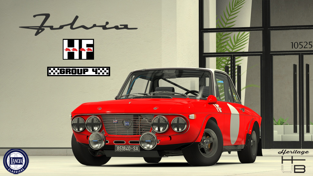 Lancia Fulvia 1.6 HF Rally Group 4, skin Lancia_Corse_Rosso