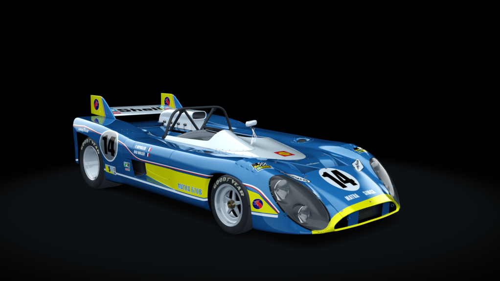 1973 Matra Simca MS670, skin 14 - Depailler, Woller