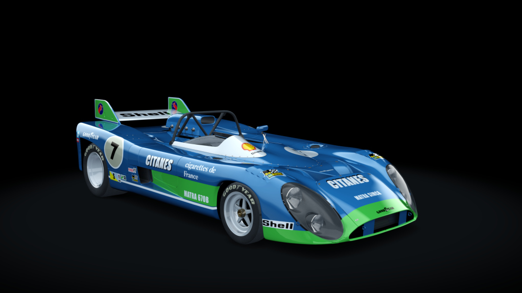 1973 Matra Simca MS670, skin 7 - Pescarolo, Larrousse
