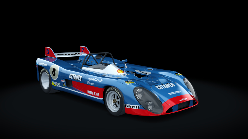 1973 Matra Simca MS670, skin 8 - Wollek, Jaussaud, Dolhem
