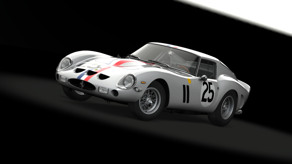 Ferrari 250 GTO, skin 25_le_mans_1963