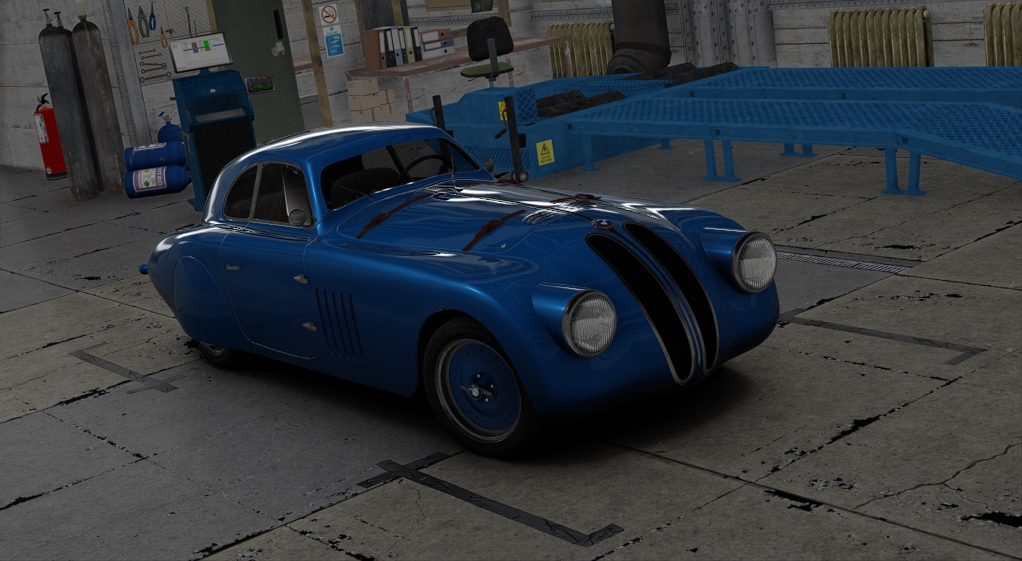 LM - BMW 328 Mille Miglia - 1939, skin blue