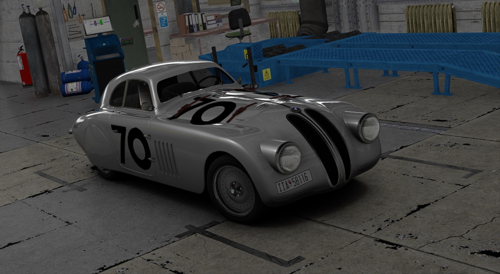 LM - BMW 328 Mille Miglia - 1939, skin silver