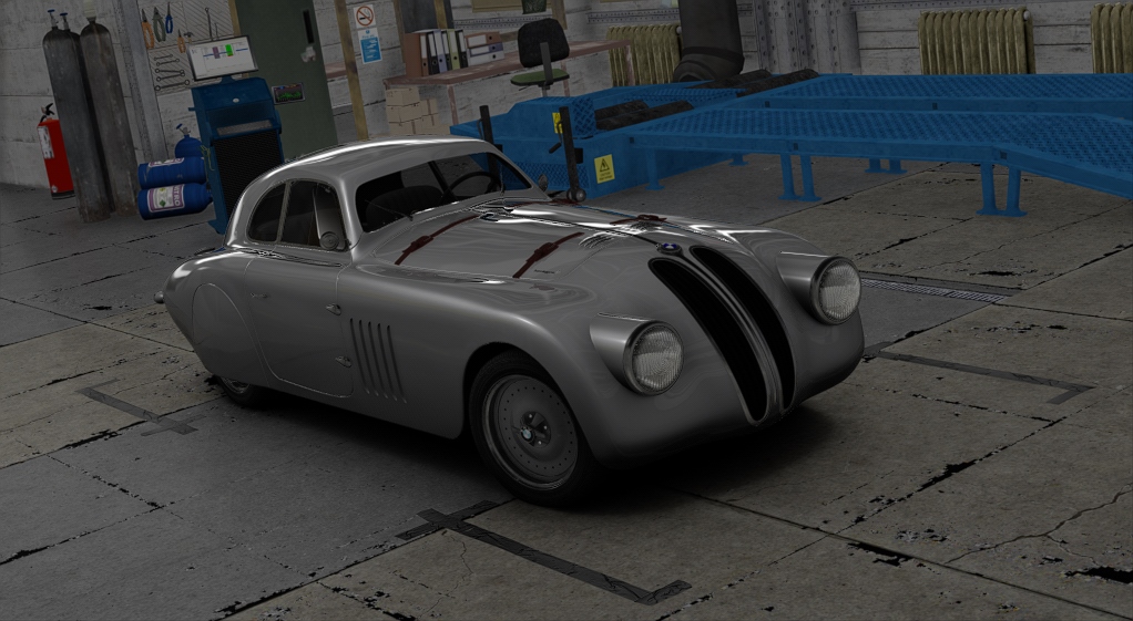 LM - BMW 328 Mille Miglia - 1939, skin white