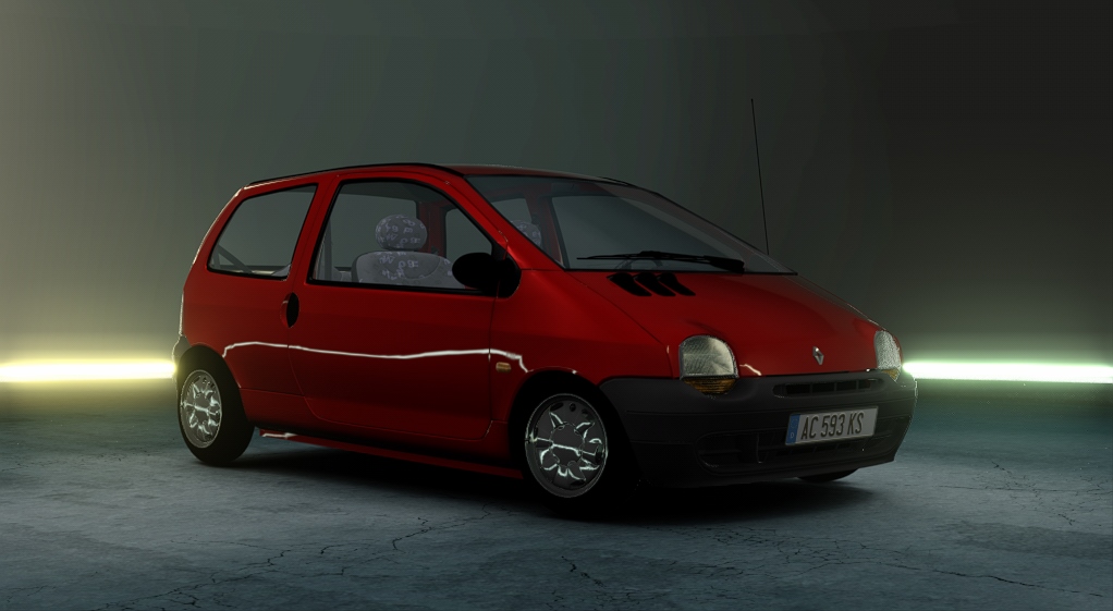 LM - Renault Twingo, skin 99-coral red