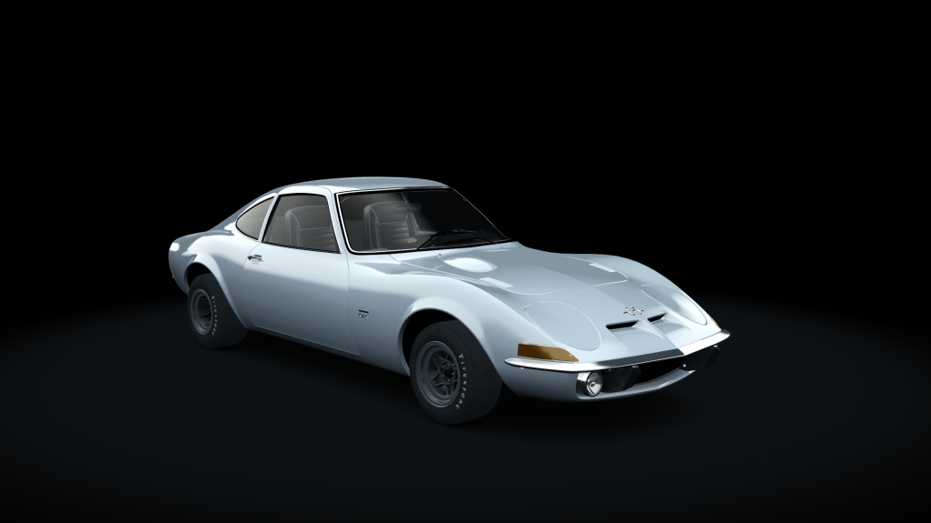 Opel GT 1900, skin Silver