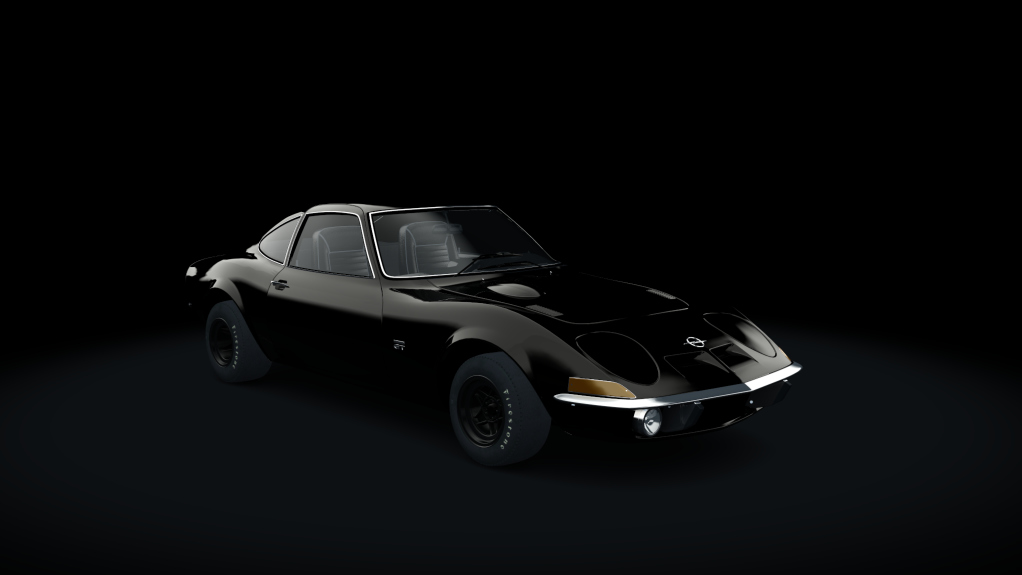 Opel GT 1900, skin black