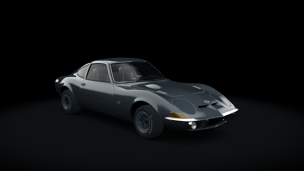 Opel GT 1900, skin graphite