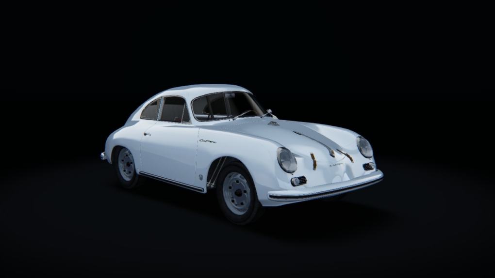 Porsche 356A 1600GS Carrera GT Coupe, skin No04_Ivory