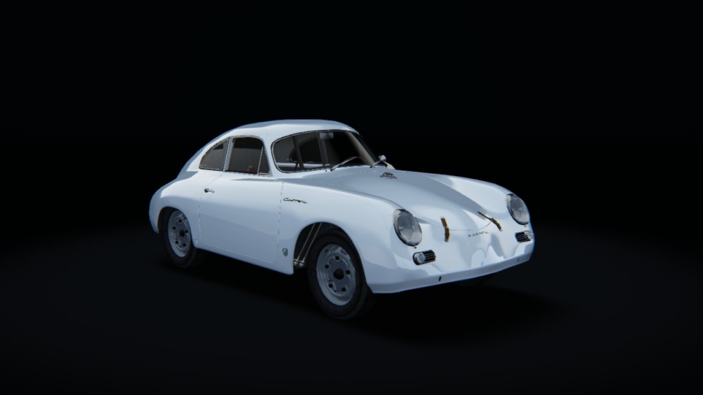 Porsche 356A 1600GS Carrera GT Coupe Track Day, skin No04_Ivory