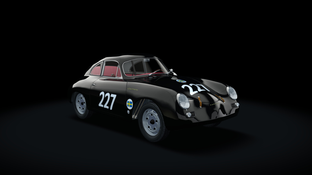 Porsche 356A 1600GS Carrera GT Coupe Track Day, skin No15_Mille Miglia 1957