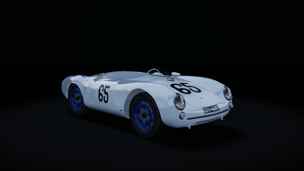 Porsche 550/1500 RS Spyder, skin No18_Le_Mans_1955