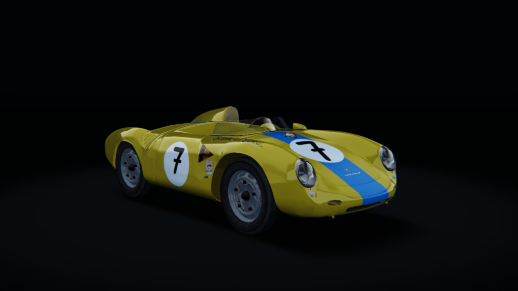 Porsche 550A/1500 RS Spyder, skin No18_Spa_1959