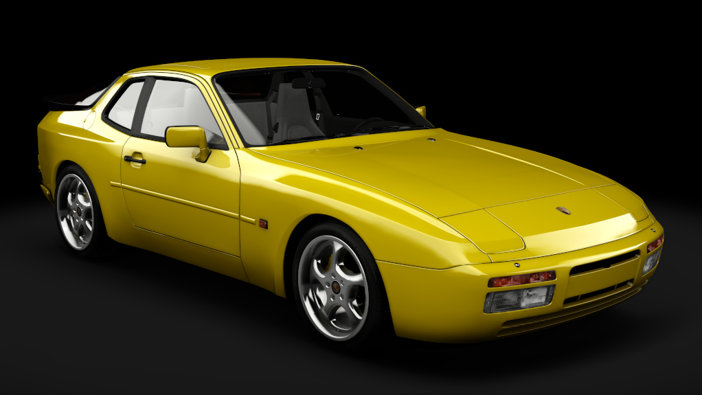 Porsche 944 Turbo S (1988), skin yellow