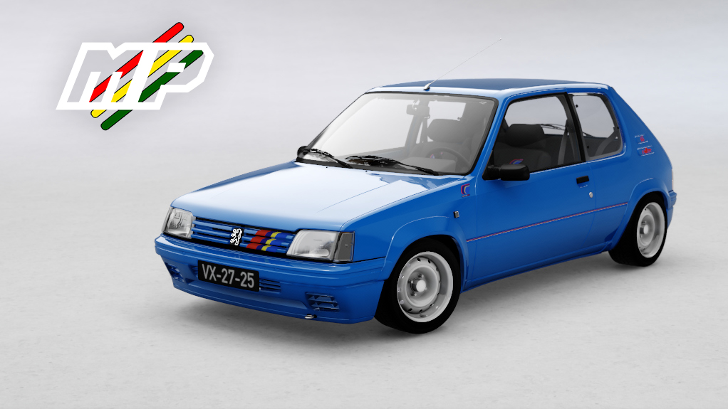 Peugeot 205 Rally, skin Blue