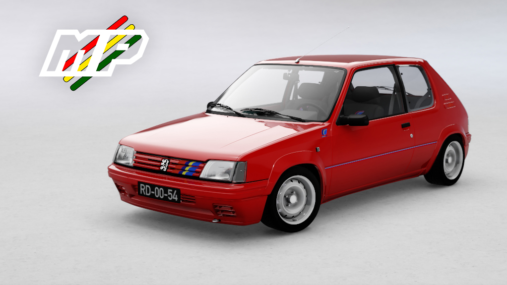 Peugeot 205 Rally, skin Red