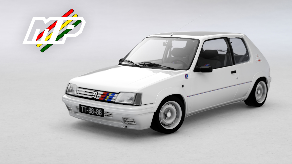 Peugeot 205 Rally, skin White