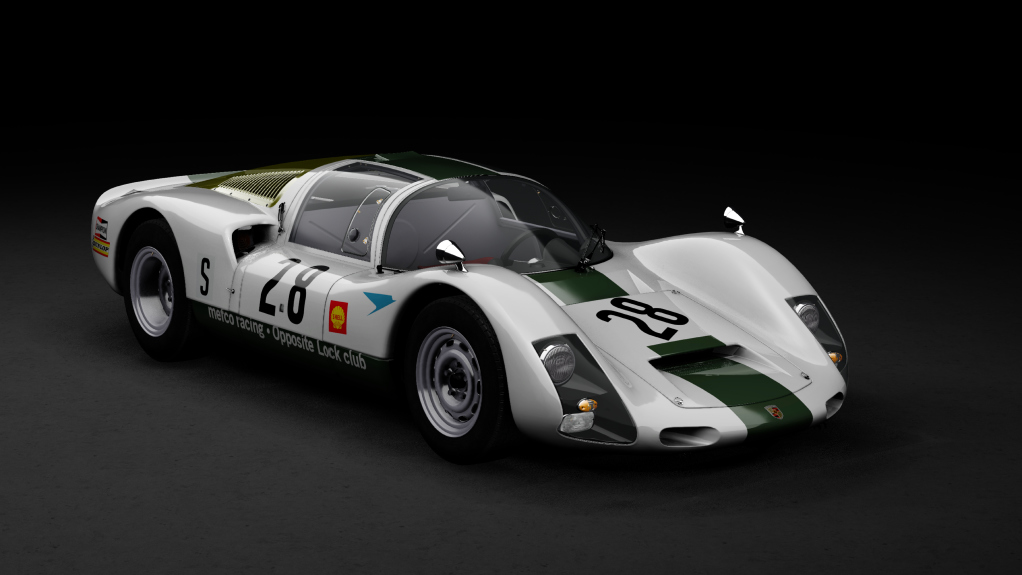 WSC60 Porsche 906E, skin 28_boac_1968