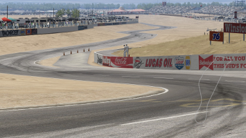 Riverside, layout nascar