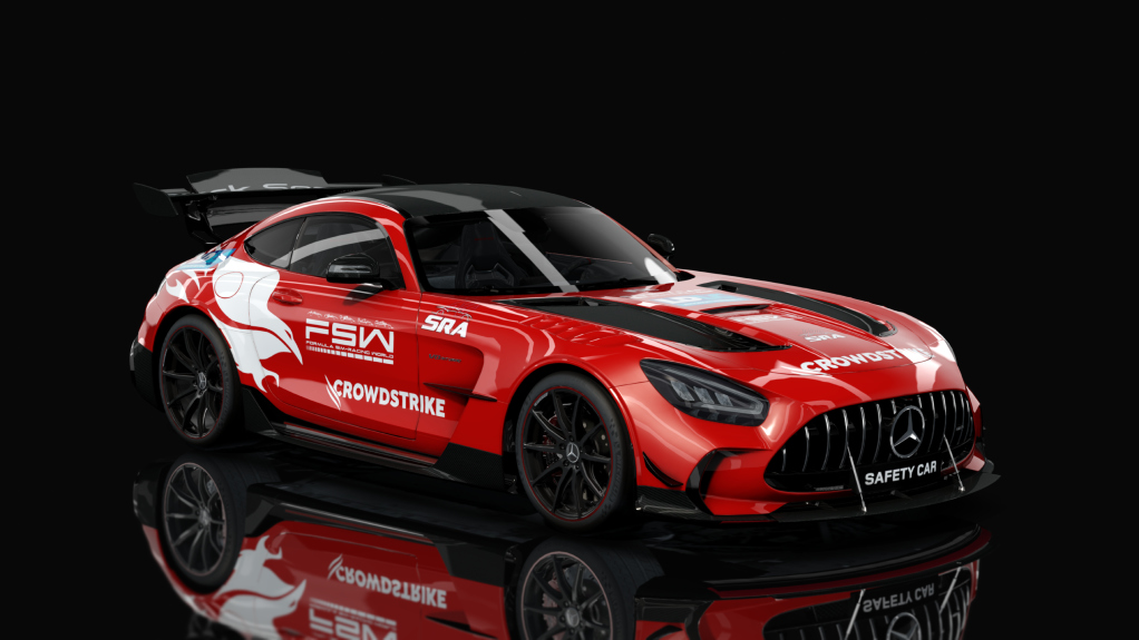 Mercedes-Benz AMG GT Black Series, skin Safety-Car 2022 FSW