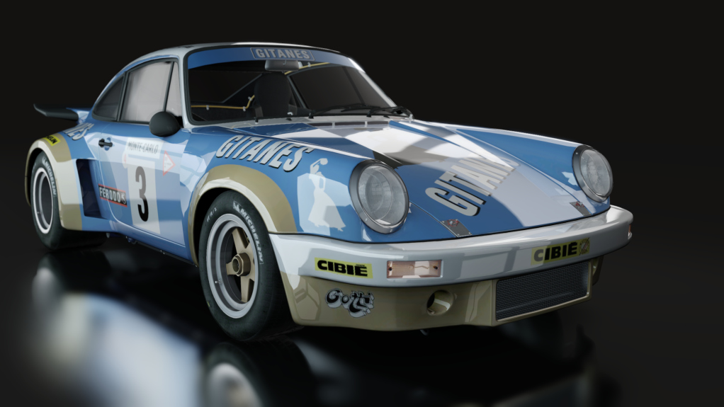 ACL GTR Porsche RSR 74, skin 33_Gitanes