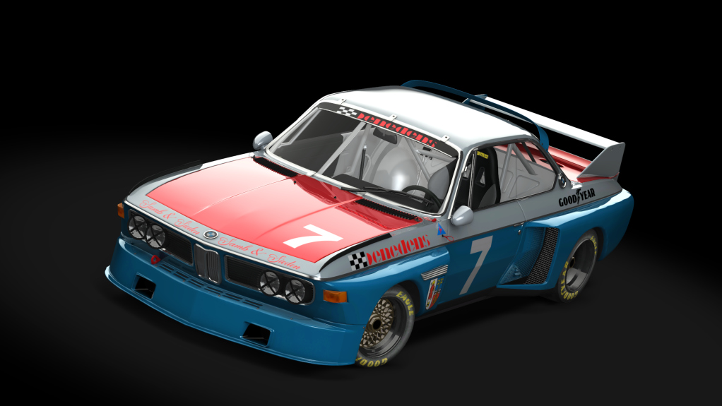 ACL GTR BMW CSL 3.0, skin benedens