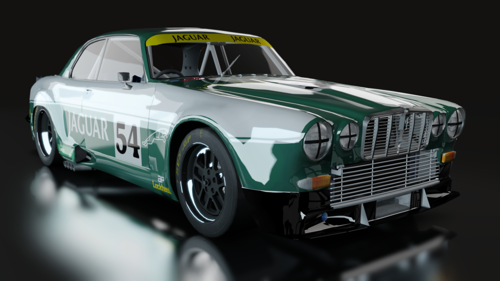 ACL GTR Jaguar Broadspeed XJ12C, skin british_green54_4k