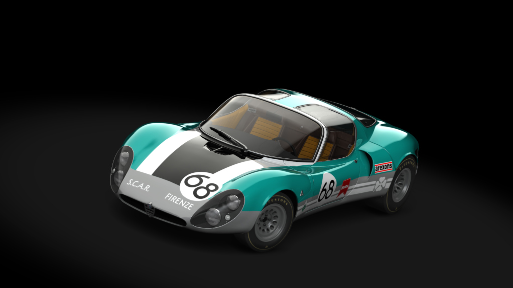 ACL GTC Alfa Romeo 33 Corsa Stradale, skin blue_silver_68