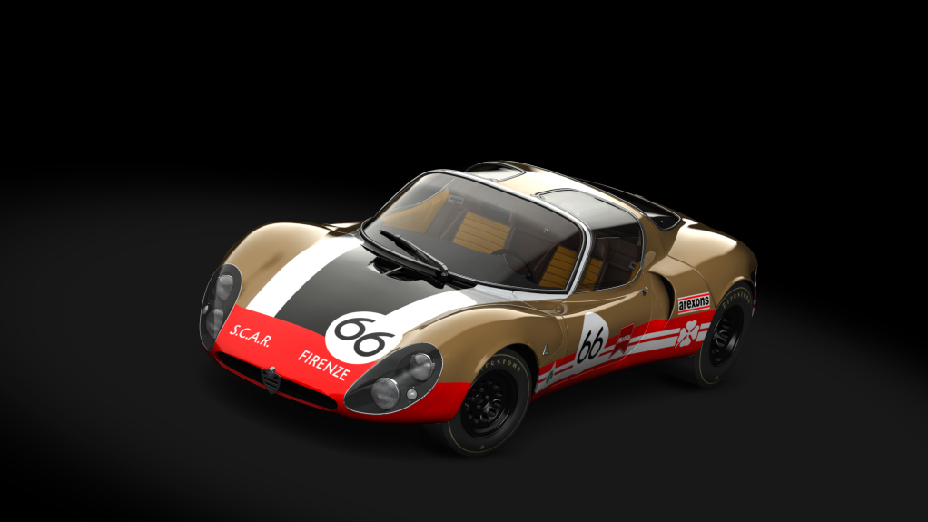 ACL GTC Alfa Romeo 33 Corsa Stradale, skin gold_red_66