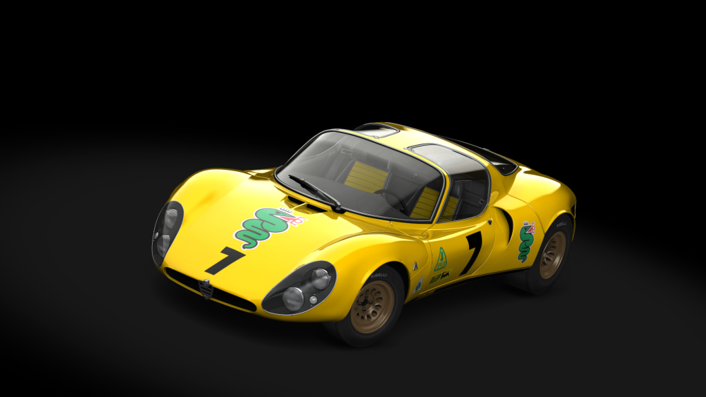 ACL GTC Alfa Romeo 33 Corsa Stradale, skin yellow7