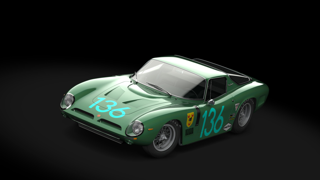 ACL GTC Bizzarrini GT 5300 Corsa, skin 136_green