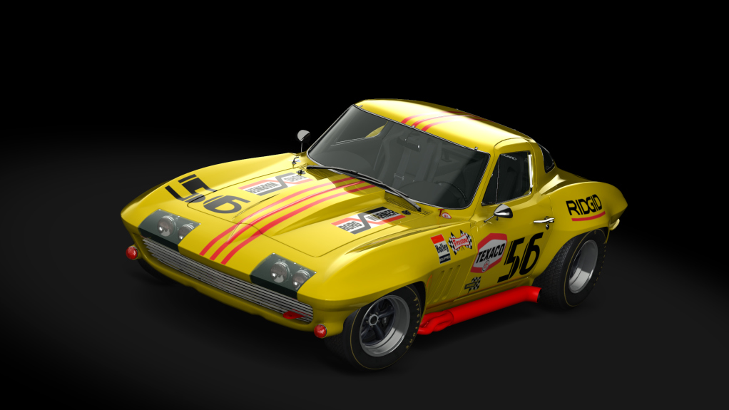 ACL GTC Corvette 1967, skin yellow