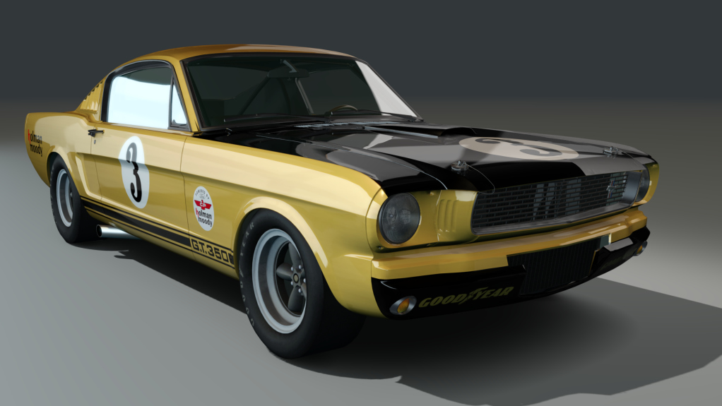 ACL GTC Shelby Mustang GT350R, skin 3gold
