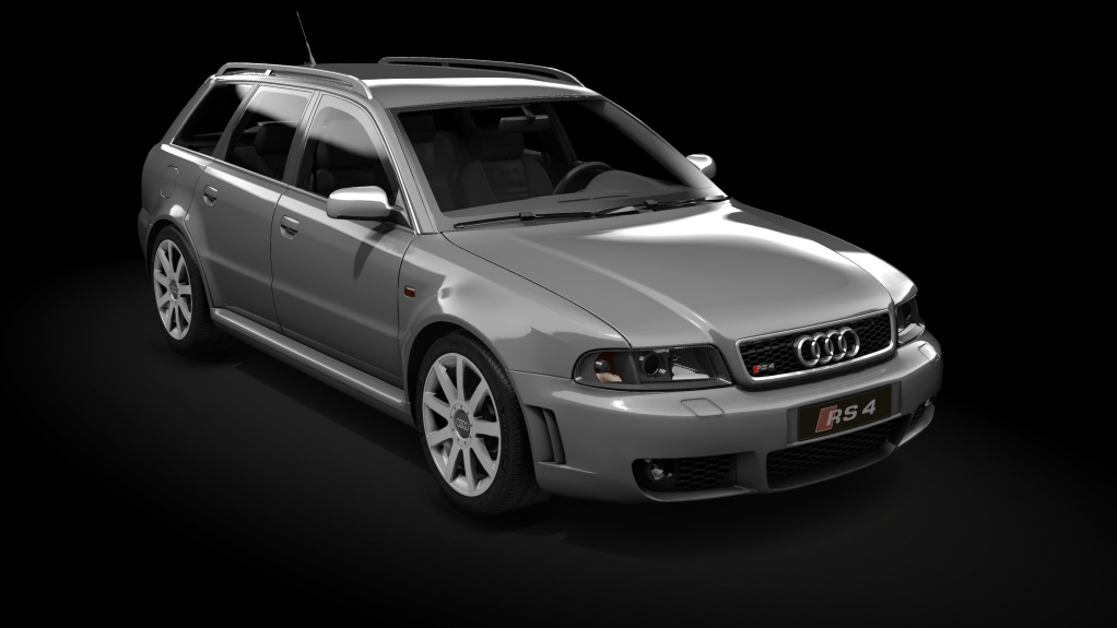 Audi RS4 Avant B5 2001, skin Avus Silver