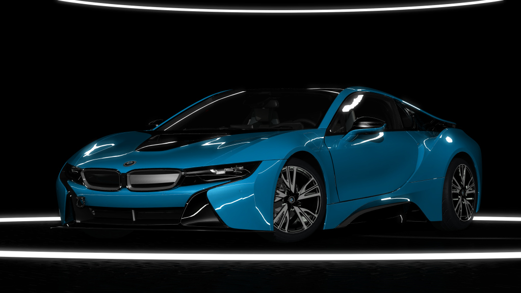 BMW i8, skin 03_protonic_blue