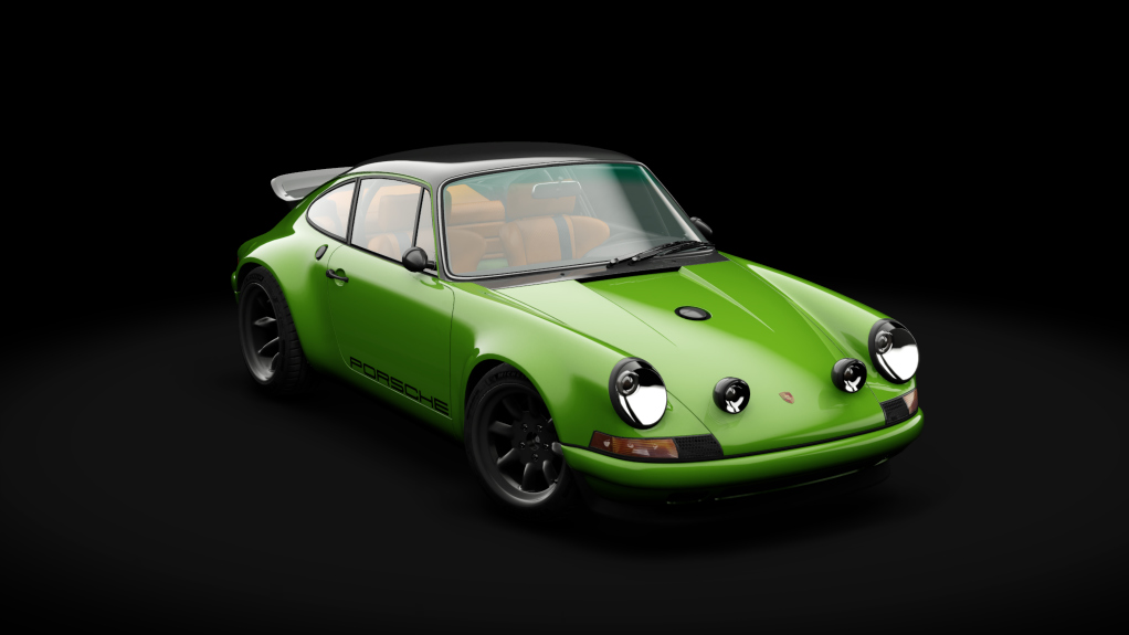 Porsche 911 AWD by Singer, skin lime