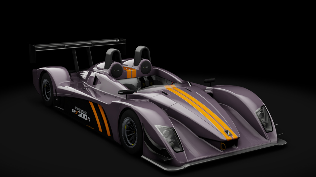 2022 Caterham-Lola SP/300.R LMP300 Fictional, skin Amethyst_Grey