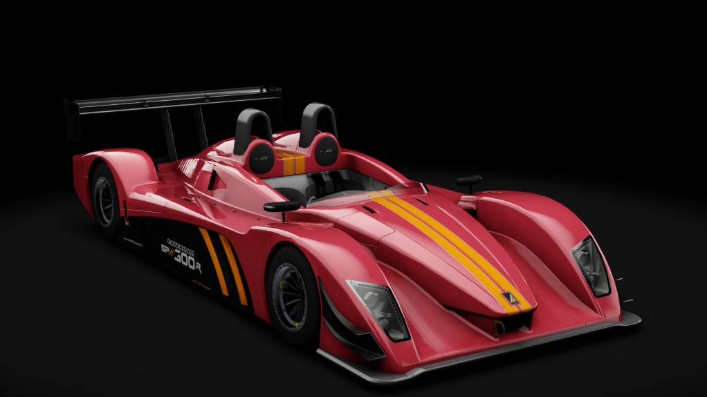 2022 Caterham-Lola SP/300.R LMP300 Fictional, skin Ardent_Red