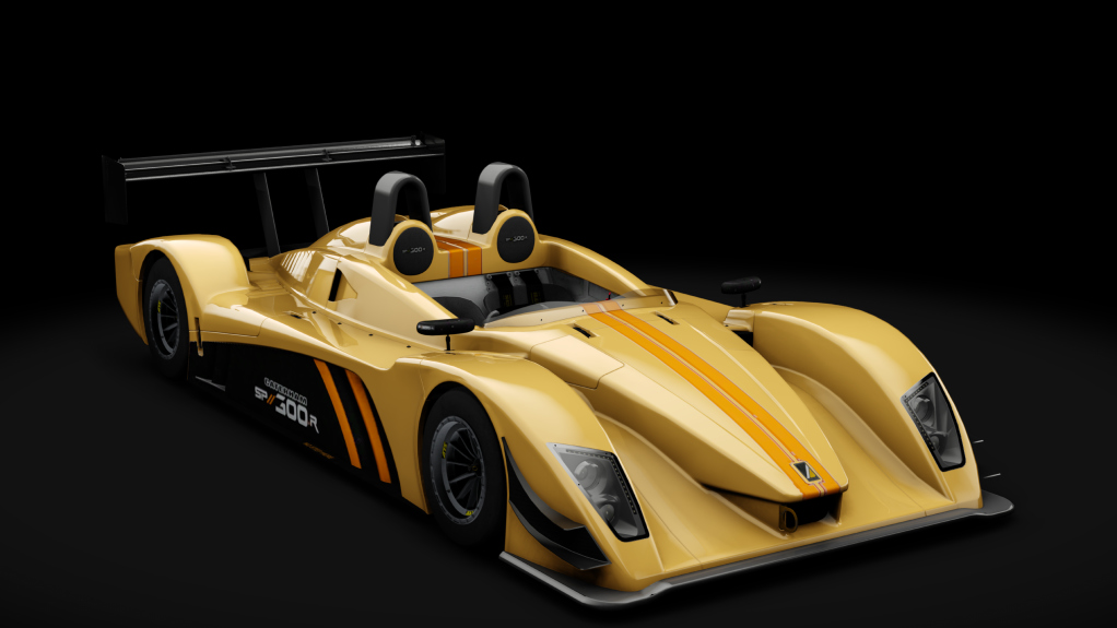 2022 Caterham-Lola SP/300.R LMP300 Fictional, skin Chrome_Orange