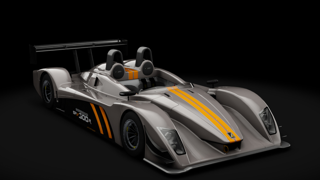 2022 Caterham-Lola SP/300.R LMP300 Fictional, skin Graphite_Grey