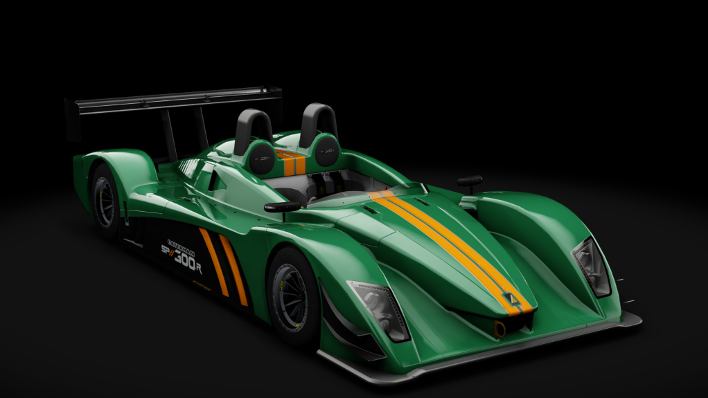 2022 Caterham-Lola SP/300.R LMP300 Fictional, skin Motorsport_Green