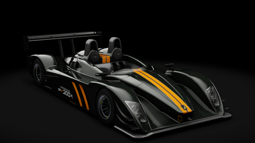 2022 Caterham-Lola SP/300.R LMP300 Fictional, skin Phantom_Black